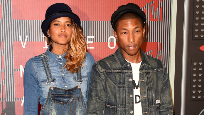 Pharrell Williams and his wife Helen Lasichanh