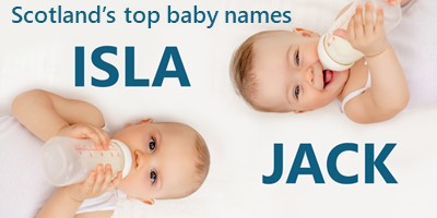 scotland top baby names 2020 Isla